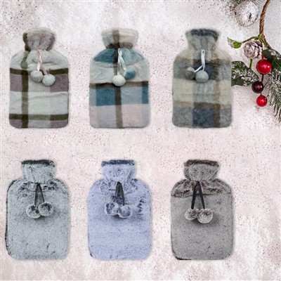 پوشش مخملی بطری آب گرم مواد با اندازه سفارشی