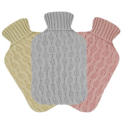 روکش بافتنی رنگارنگ برای کیسه آب گرم لاستیکی