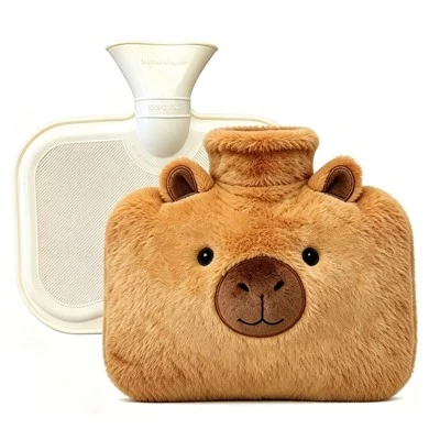 کاور اسباب بازی مخمل دار Capibara بطری آب گرم عمده فروشی